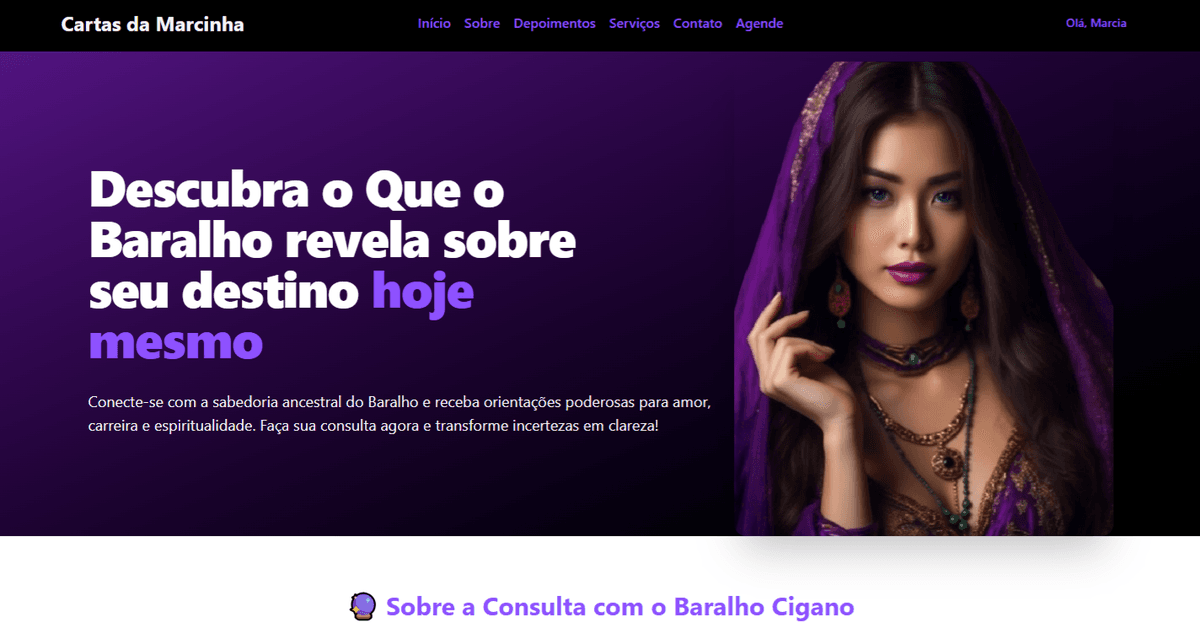 Sistema de Cartomancia - Gestão e Agendamento para Cartomante